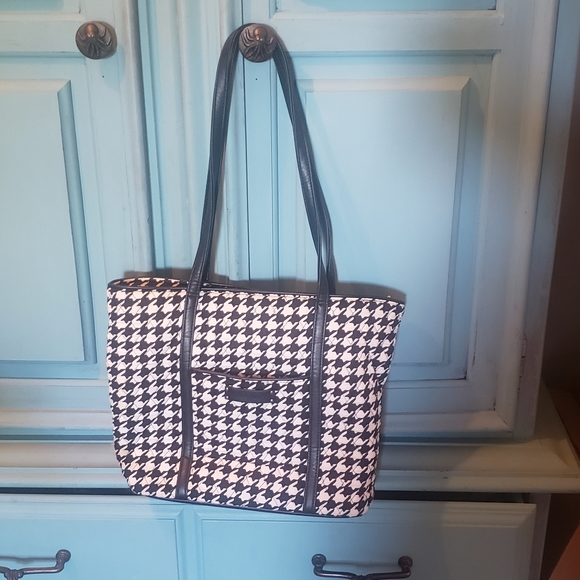 houndstooth lunch bag